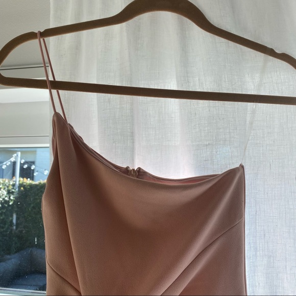 Nookie Lust One Shoulder Gown, Blush (Petite!!) - Picture 4 of 10